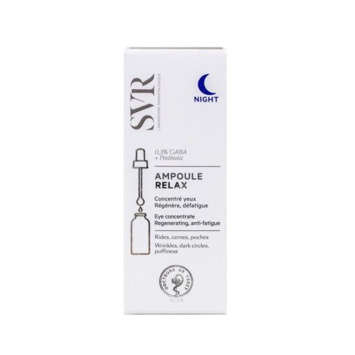 SVR Ampoule Relax Concentré Yeux Serum Nuit 15ml