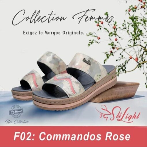 Sabot Orthopédique STI Femme Commandos Rose