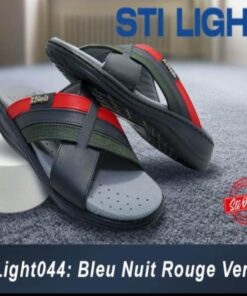 Sabot Orthopédique STI Homme Bleu Nuit Rouge Vert