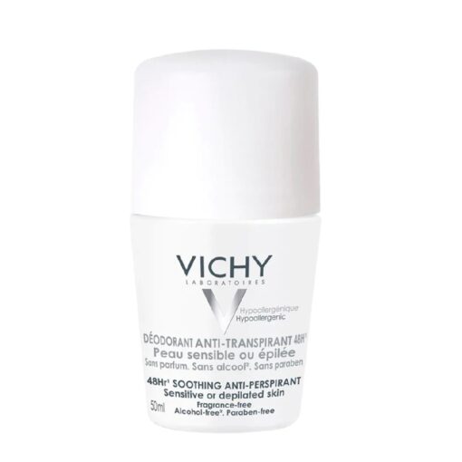 Vichy Deo Bille Anti-Transpirant Peau Sensible Blanc