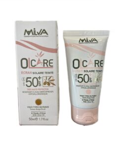 Milva Olcare Ecran Solaire Teinte Rose Claire SPF50+ 50ml