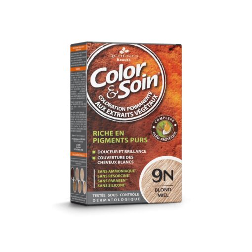 3 Chênes Color & Soin Coloration 9N Blond Miel