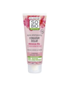 SoBio Après Shampooing Cheveux Couleur Eclat Hibiscus Bio 200ml