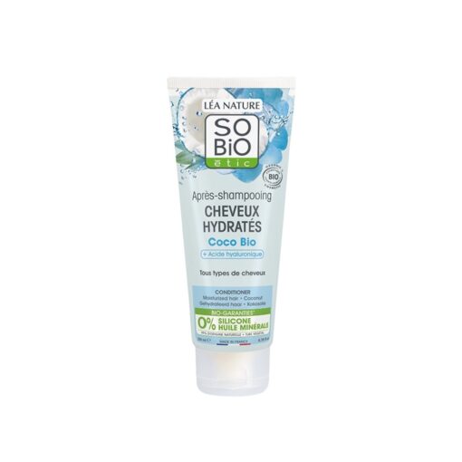 SoBio Après Shampooing Cheveux Hydratés Coco Bio 200ml