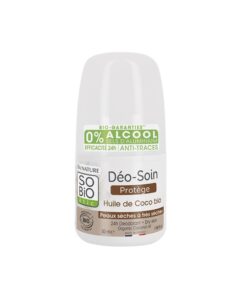 SoBio Déo Soin Déodorant à Bille Protège Huile de Coco Bio