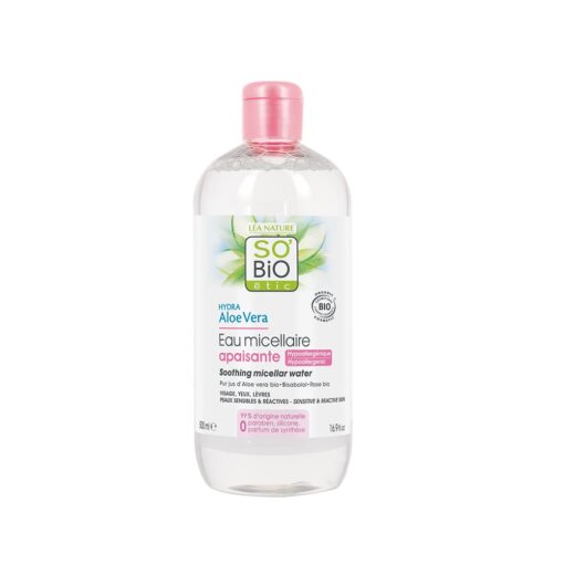 SoBio Eau Micellaire Apaisante 500ml