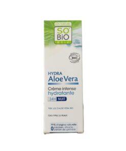 SoBio Hydra Aloe Vera Crème Nuit Intense Hydratante 50ml