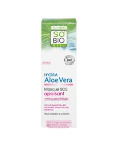 SoBio Hydra Aloe Vera Masque SOS Apaisant Hypoallergénique 50ml