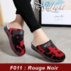 Sabot Orthopédique STI Femme Rouge Noir