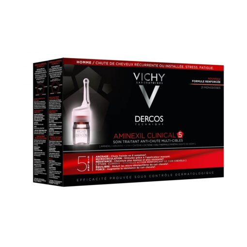 Vichy Dercos Aminexil Clinical 5 Hommes 21 Ampoules