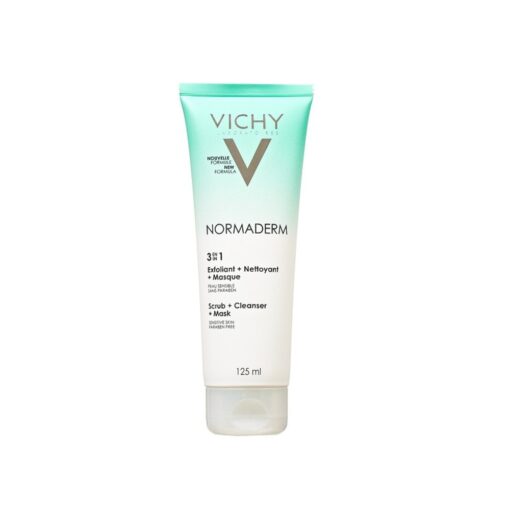 Vichy Normaderm 3en1 Exfoliant + Nettoyant + Masque 125ml