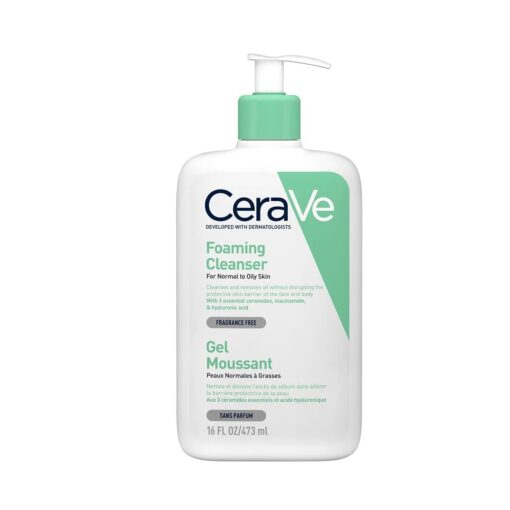 Cerave Gel Moussant Peaux Normales à Grasses 473ml