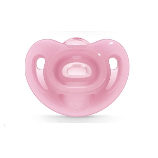 Nuk Sucette Sensitive avec Boite 0-6m Rose