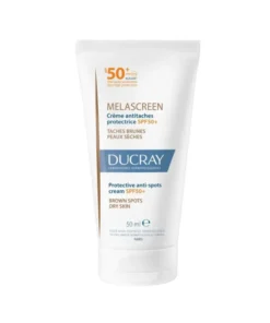 Ducray Melascreen Crème Antitaches Protectrice SPF50+ Tâches Brunes Peaux Sèches 50ml