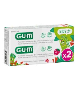 Gum Dentifrice Kids 3 Ans+ Lot de 2*50ml