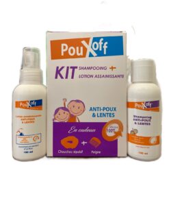 Poux Off Kit Shampooing Anti Poux + Lotion Assainissante