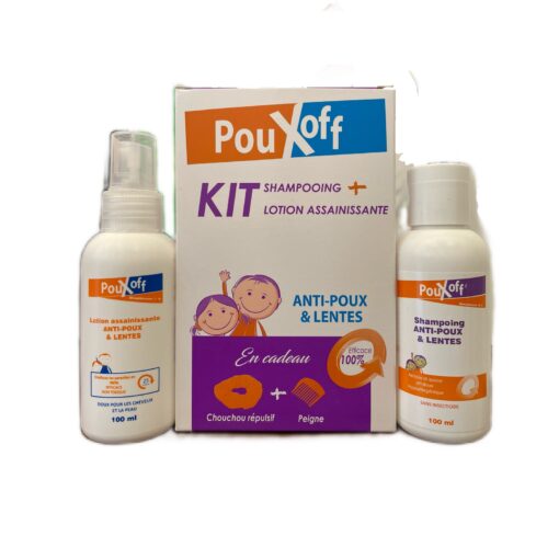 Poux Off Kit Shampooing Anti Poux + Lotion Assainissante