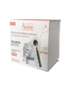 Avene Hyaluron Activ B3 Coffret Crème de Jour Regénération Cellulaire + Rouleau Jade offert