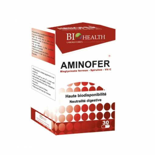 Biohealth Aminofer 30 Gélules