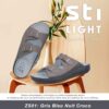 Sabot Orthopédique STI Homme Gris Bleu Nuit Croco