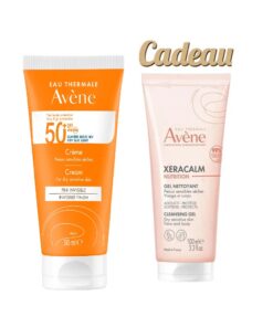 Avene Crème SPF50+ Peau Sèche 50ml + Gel Nettoyant 100ml (Gratuit)