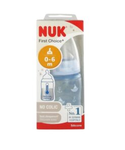 Nuk First Choice+ Biberon Temperature Control 0-6m Couleur Bleu 150ml