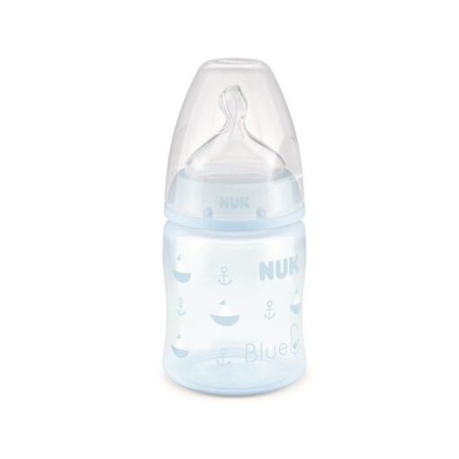 Nuk First Choice+ Biberon Temperature Control 0-6m Couleur Bleu 150ml