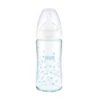 Nuk First Choice+ Biberon en Verre Temperature Control 0-6m Couleur Blanc 240ml