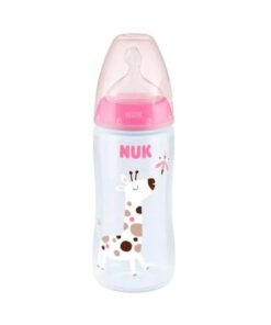 Nuk First Choice+ Biberon Temperature Control 0-6m Couleur Rose 300ml