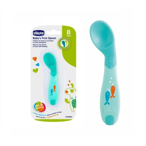 Chicco Première Cuillère 8M+ Bleu