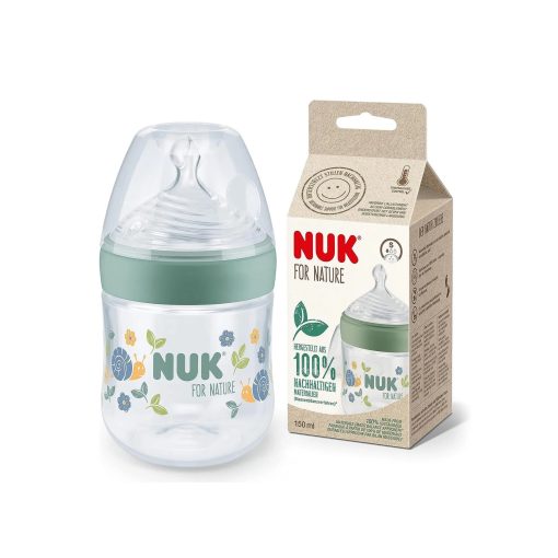 Nuk Biberon For Nature 0+m Vert 150ml