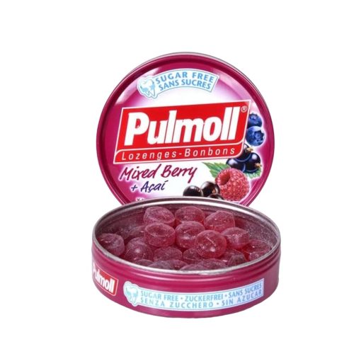 Pulmoll Pastilles Sans Sucres Fruits Rouges 45g