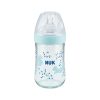 Nuk Biberon Nature Sense en Verre Bleu 240ml