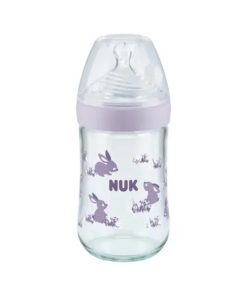 Nuk Biberon Nature Sense en Verre Violet 240ml