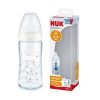 Nuk First Choice+ Biberon en Verre Temperature Control 0-6m Couleur Blanc 240ml