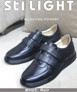 Chaussure Orthopédique STI Homme Noir MH05