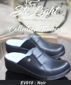 Sabot Orthopédique STI Femme Noir EV010