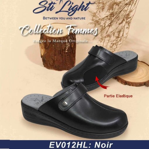 Sabot Orthopédique STI Femme Noir EV012HL