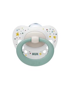 NUK Sucette Signature 0-6m Vert et Blanc