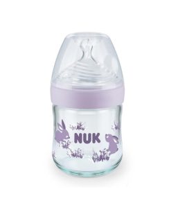 Nuk Biberon Nature Sense en Verre Violet 120ml