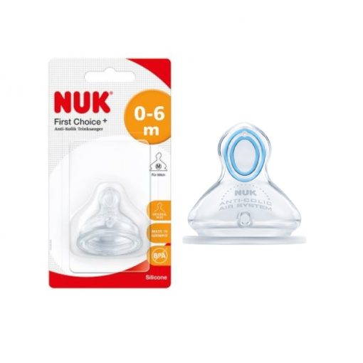 Nuk First Choice+ Tétine Biberon 0-6m