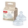 Nuk Lot de 2 Tétines Biberon For Nature Taille M (6-18m)