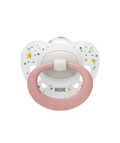 Nuk Sucette Signature 0-6m Rose et Blanc