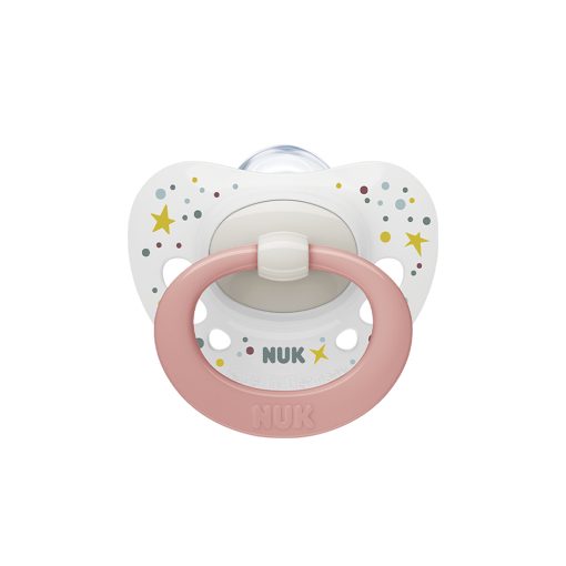 Nuk Sucette Signature 0-6m Rose et Blanc