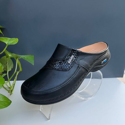 Sabot Orthopédique Ortholite Femme Noir Croco