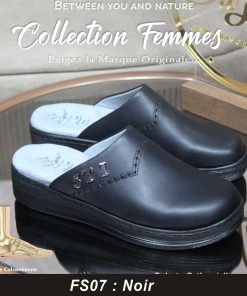 Sabot Orthopédique STI Femme Noir FS07