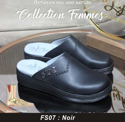 Sabot Orthopédique STI Femme Noir FS07