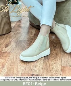 Chaussure Orthopédique STI Femme Beige BF01