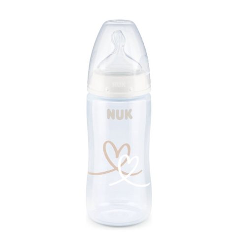 Nuk First Choice+ Biberon Temperature Control 0-6m Couleur Blanc 300ml