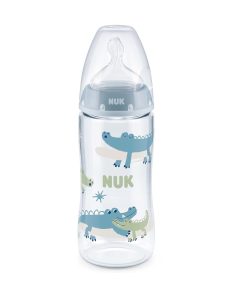 Nuk First Choice+ Biberon Temperature Control 0-6m Couleur Bleu 300ml